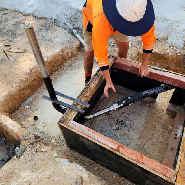 State Square - Underground fuel tank and pipe installation